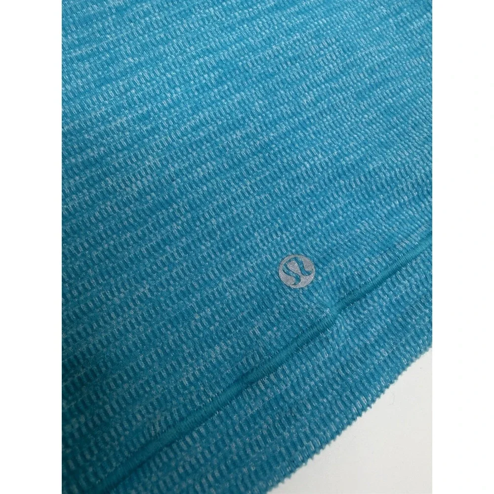 Lululemon Teal Neck Gaiter Scarf Tube O/S Stretch Nylon Spandex Unisex